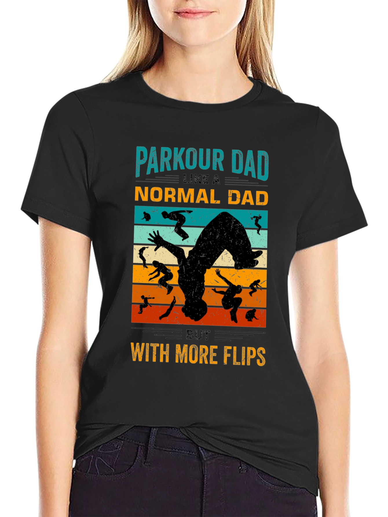 Parkour Dad Graphic T-Shirt