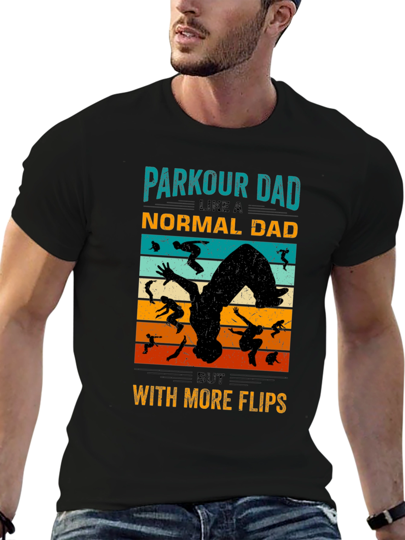 Parkour Dad Graphic T-Shirt