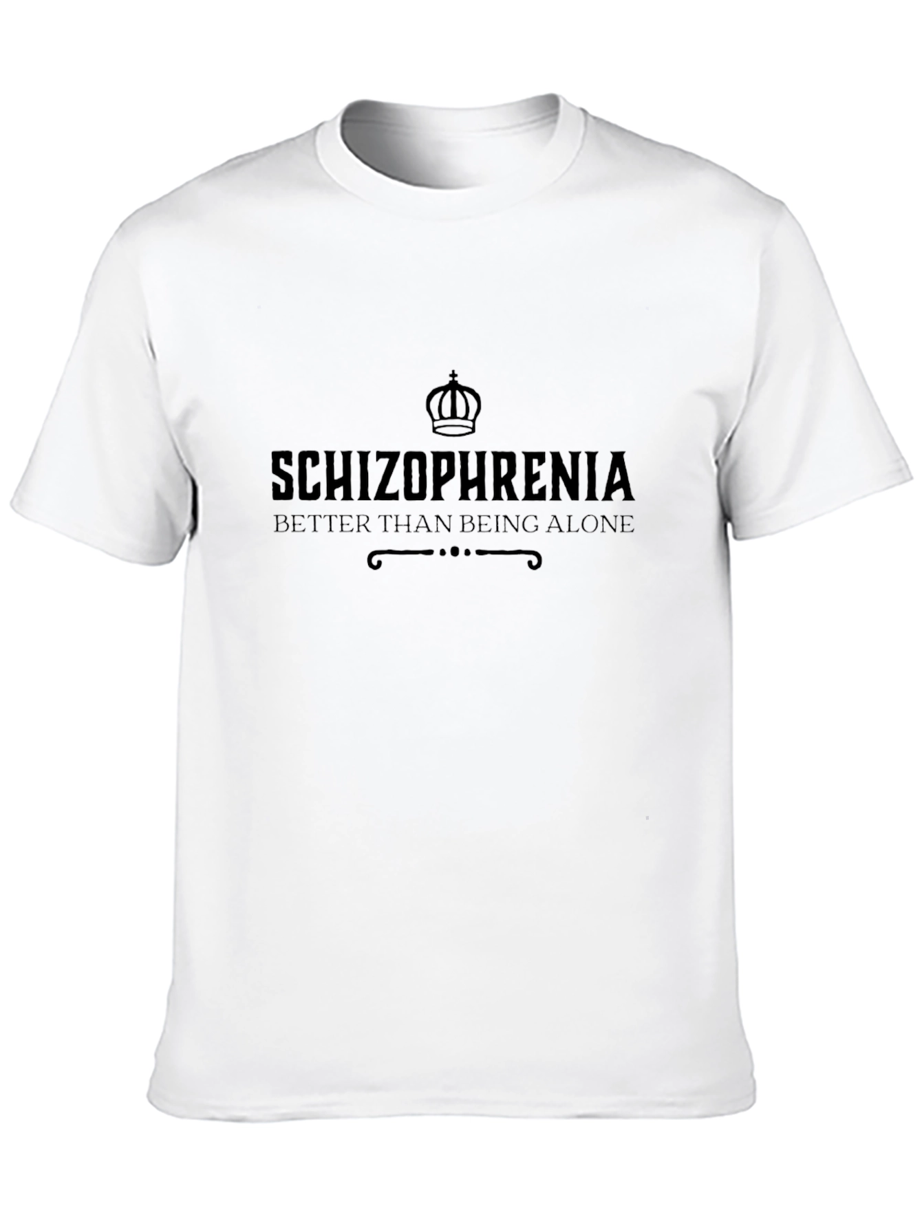 Schizophrenia Funny Graphic Novelty Tee