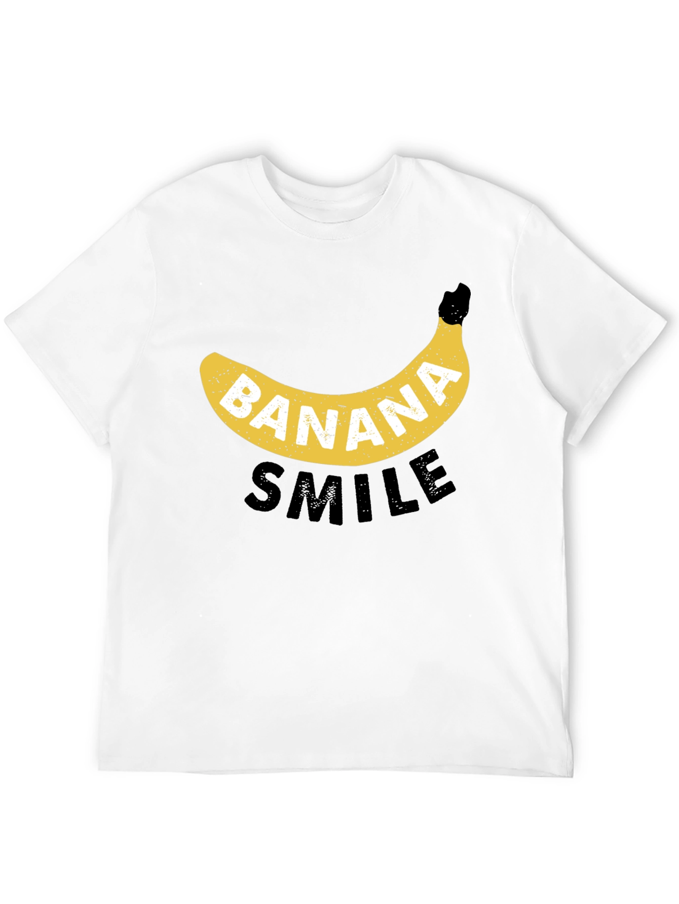 Banana Smile Black Graphic Tee