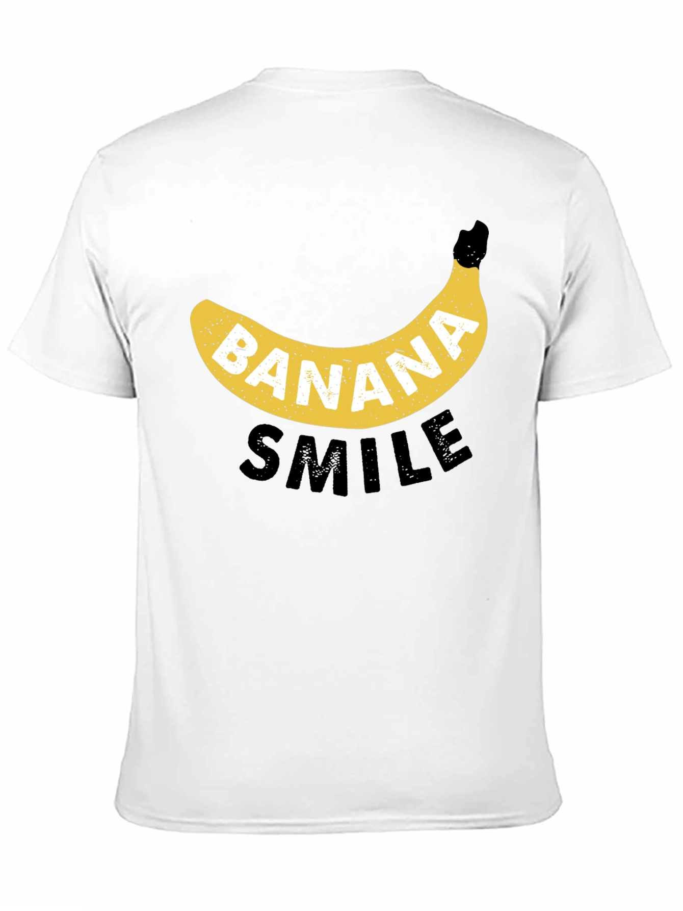 Banana Smile Black Graphic Tee
