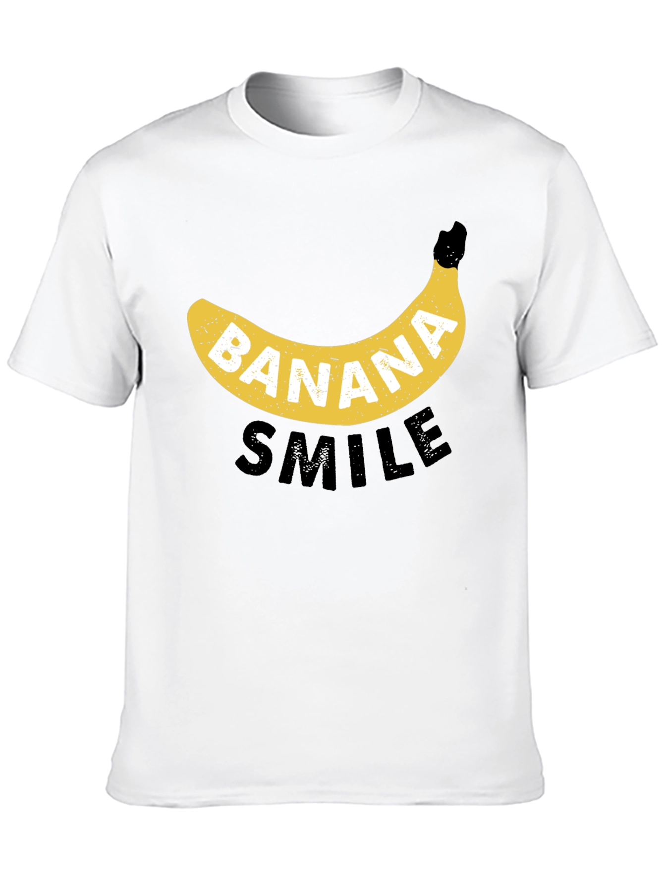 Banana Smile Black Graphic Tee