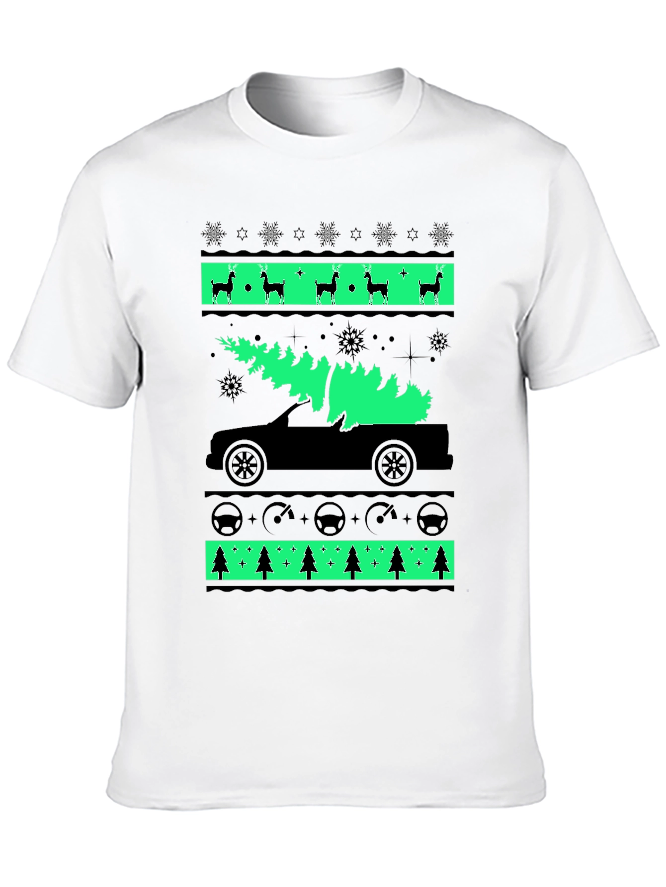 Christmas Tree Car T-Shirt