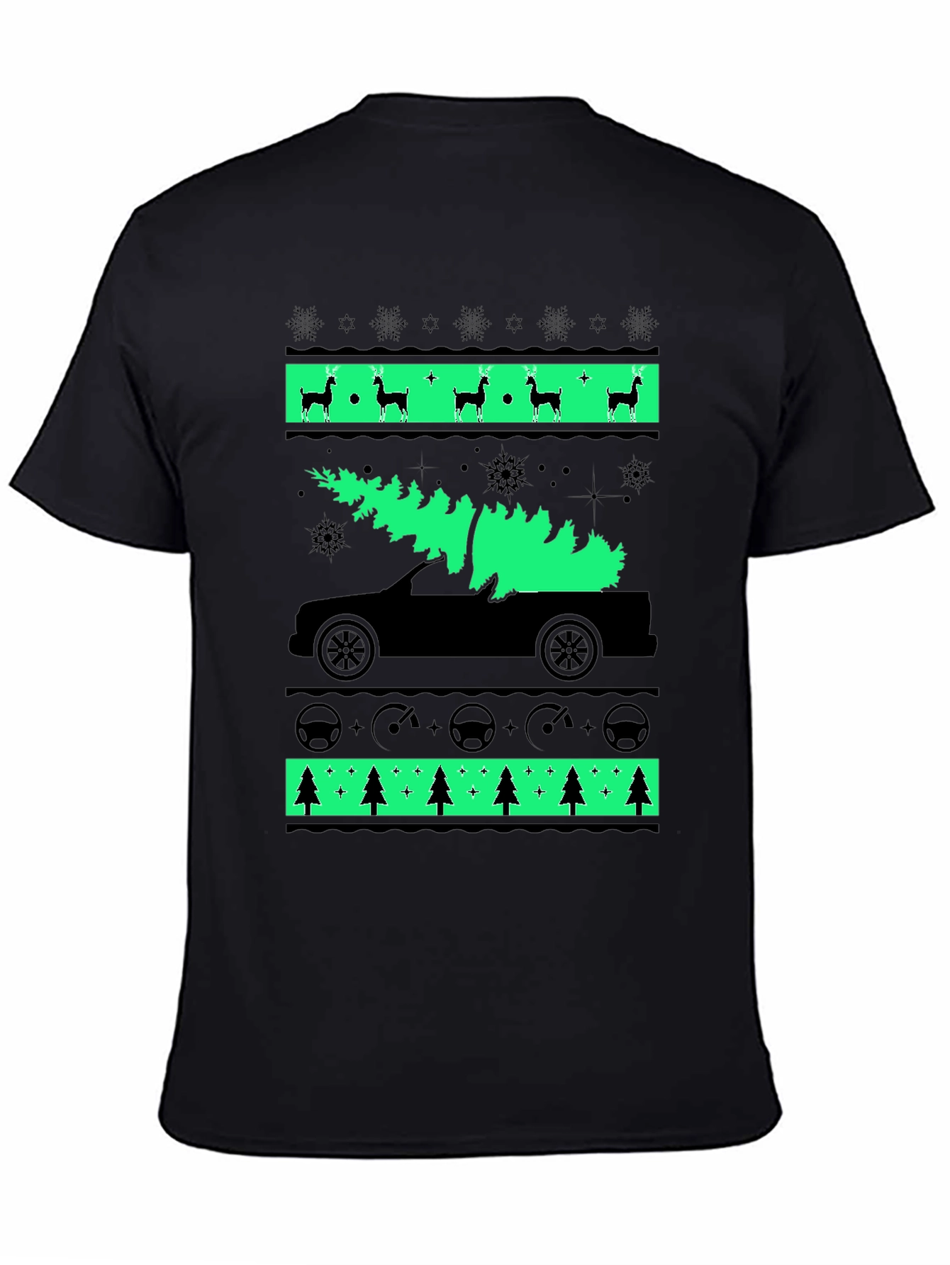 Christmas Tree Car T-Shirt