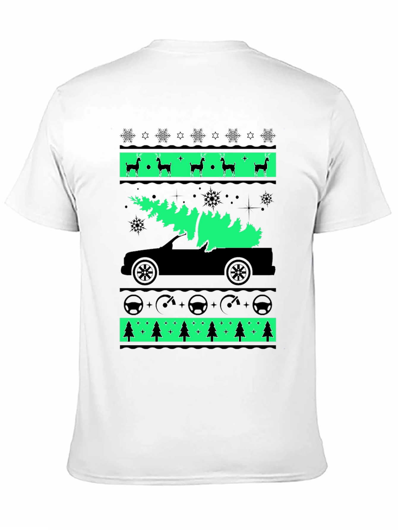 Christmas Tree Car T-Shirt