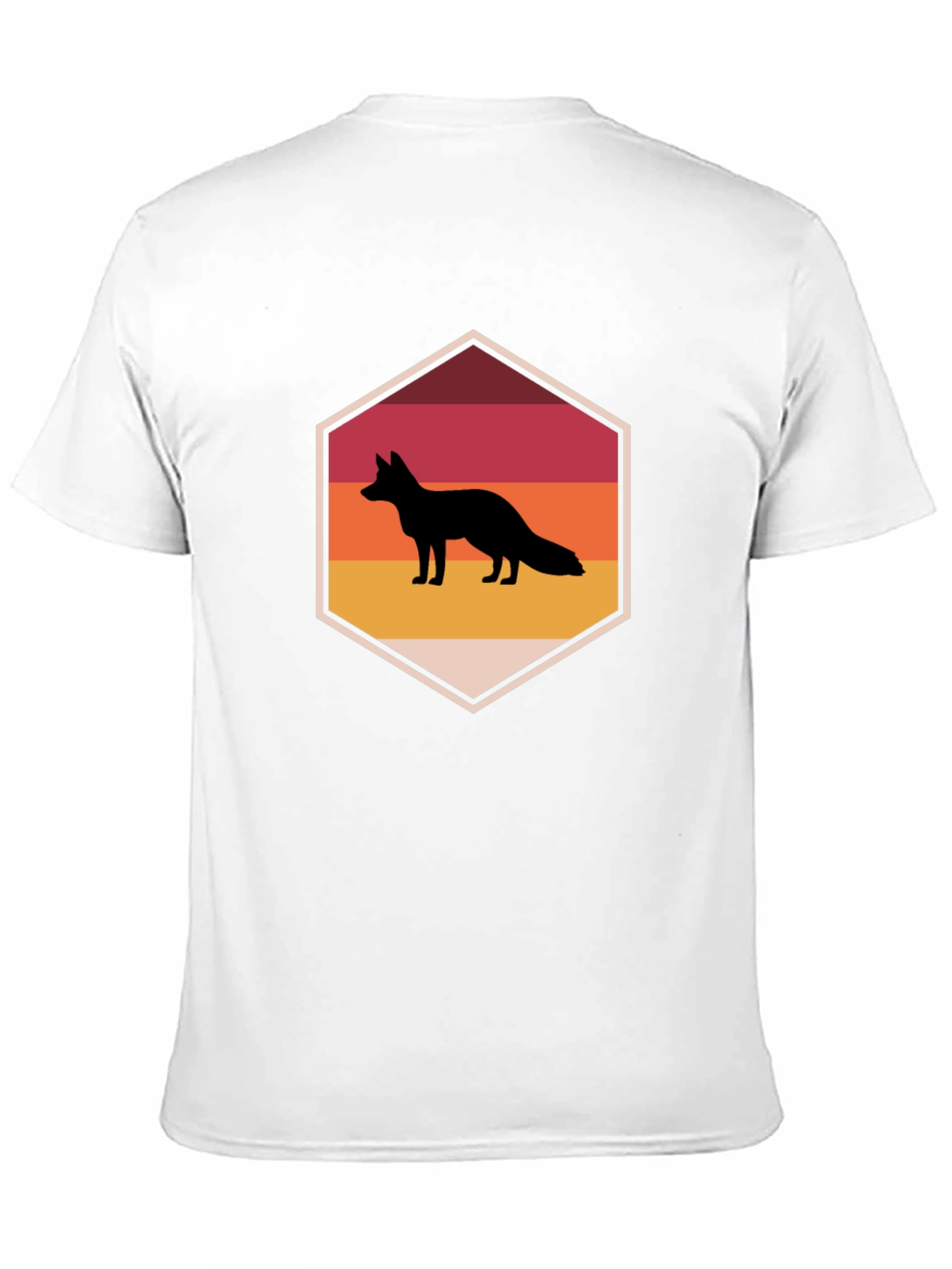 Retro Fox T-Shirt - Black Graphic Tee