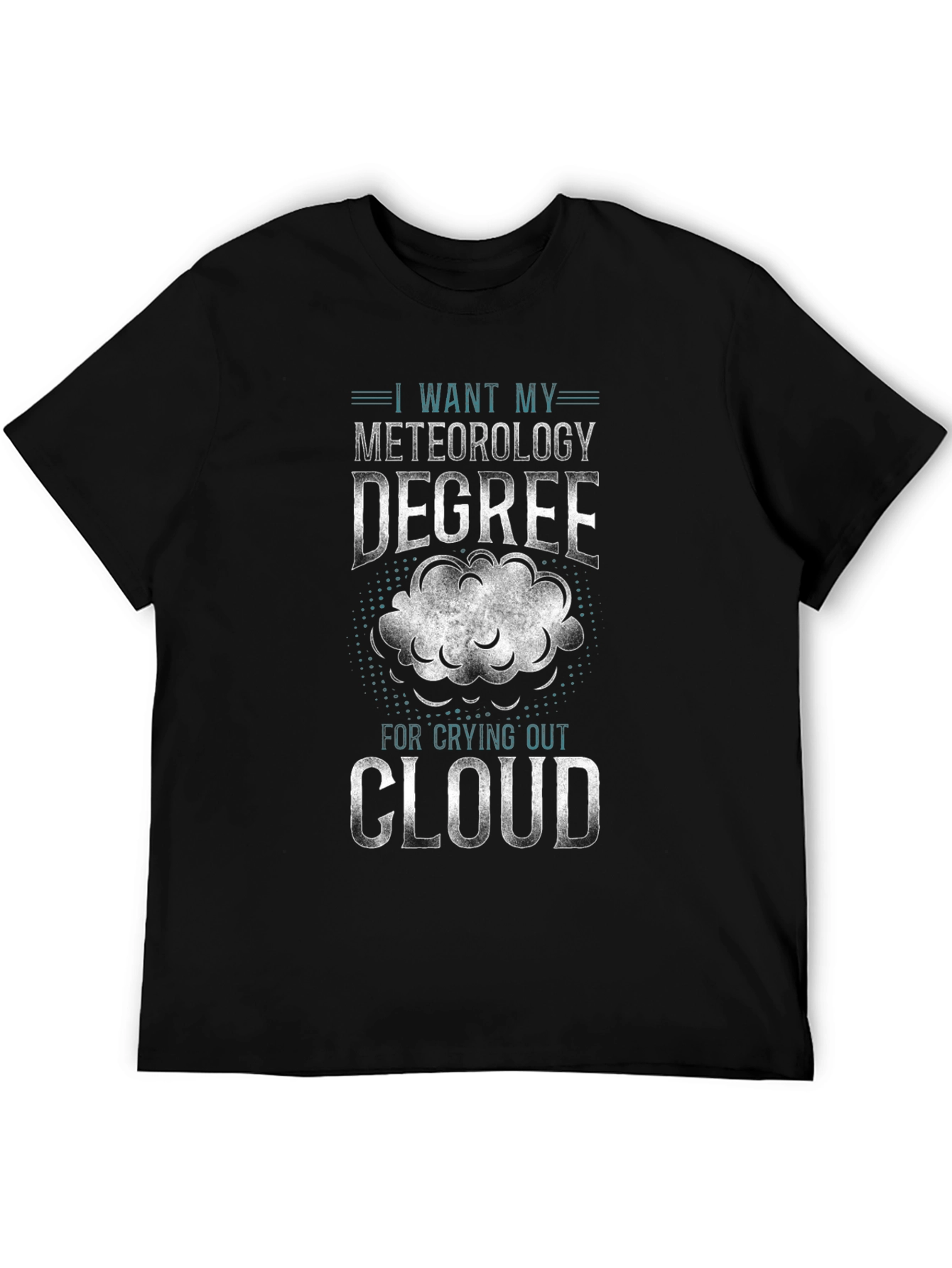 Meteorology Degree Funny Cloud T-Shirt