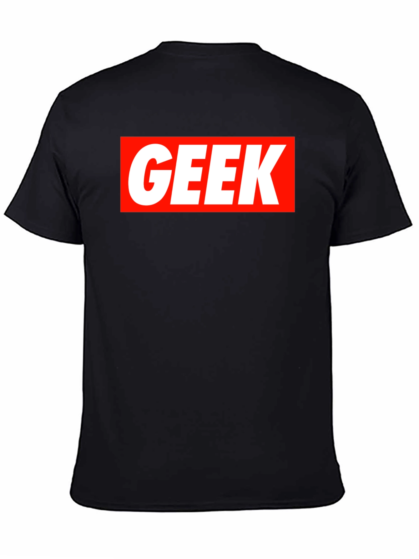 Geek Graphic Tee - Black Short Sleeve T-Shirt