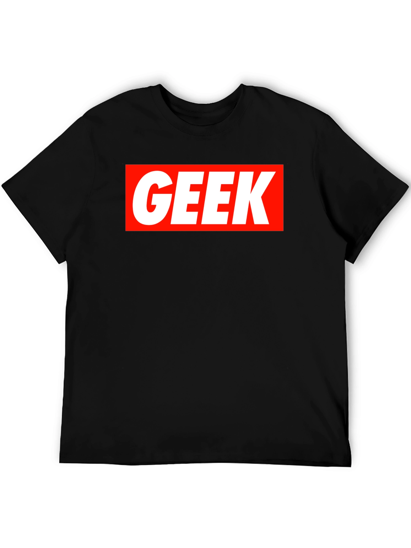 Geek Graphic Tee - Black Short Sleeve T-Shirt