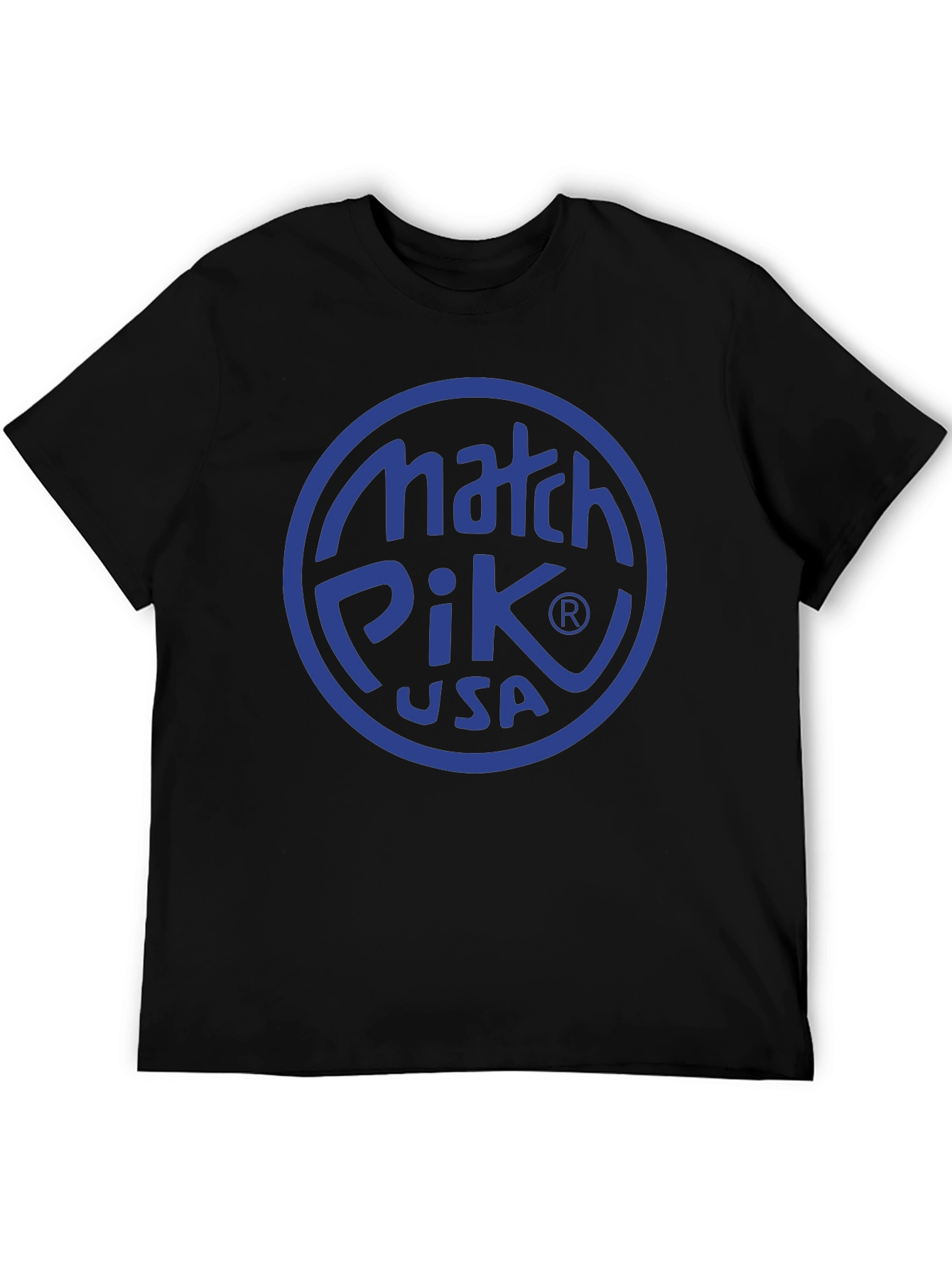 Match Pik USA Black Graphic Tee