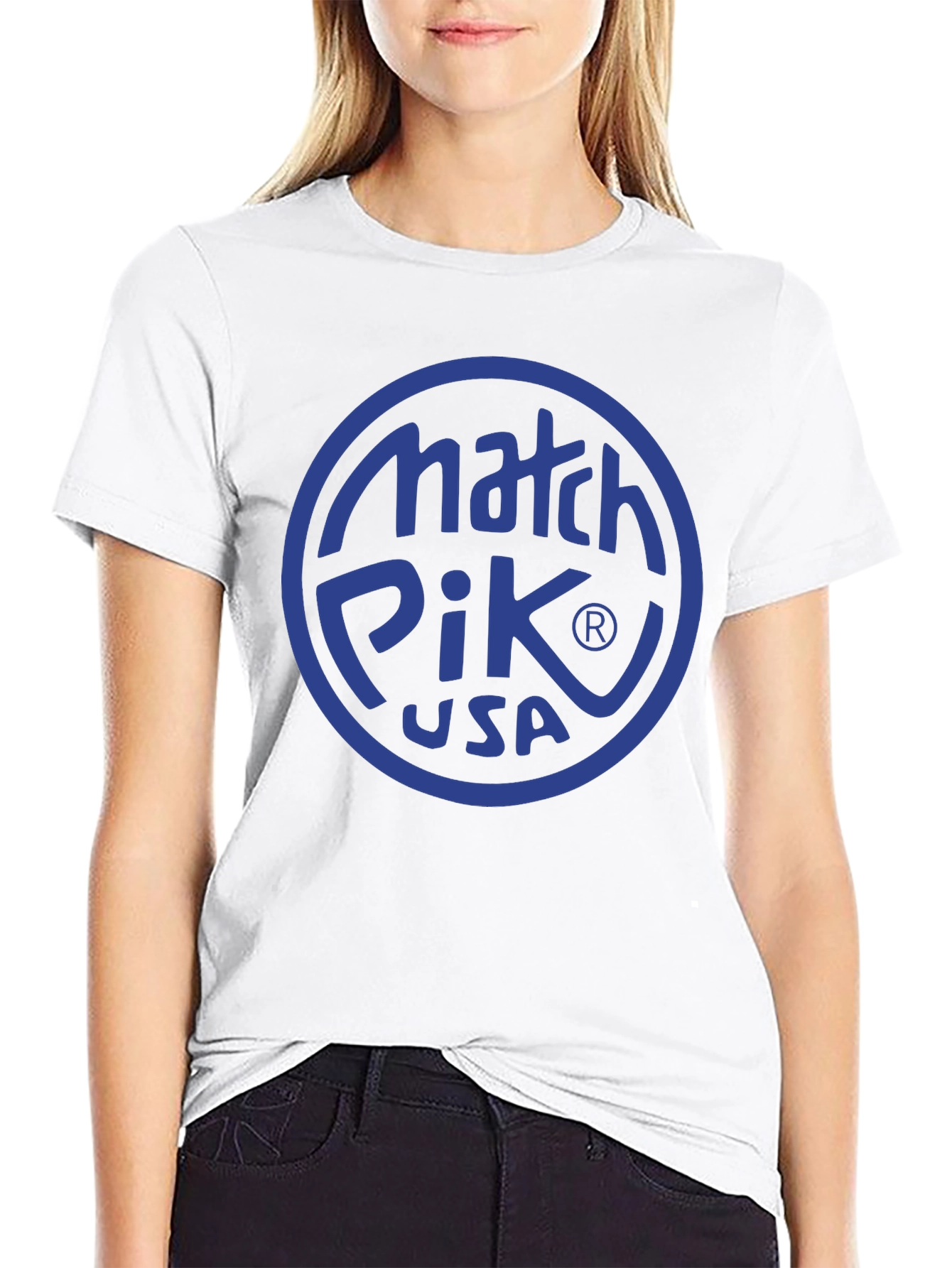 Match Pik USA Black Graphic Tee