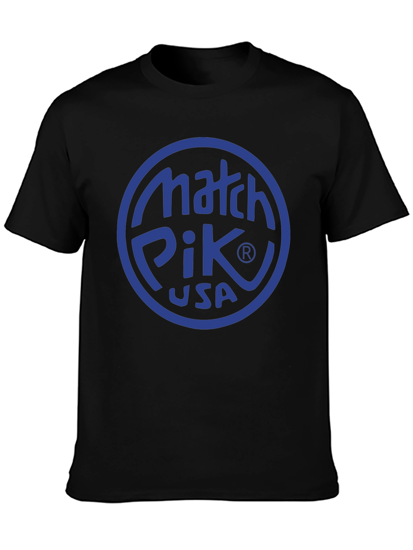 Match Pik USA Black Graphic Tee