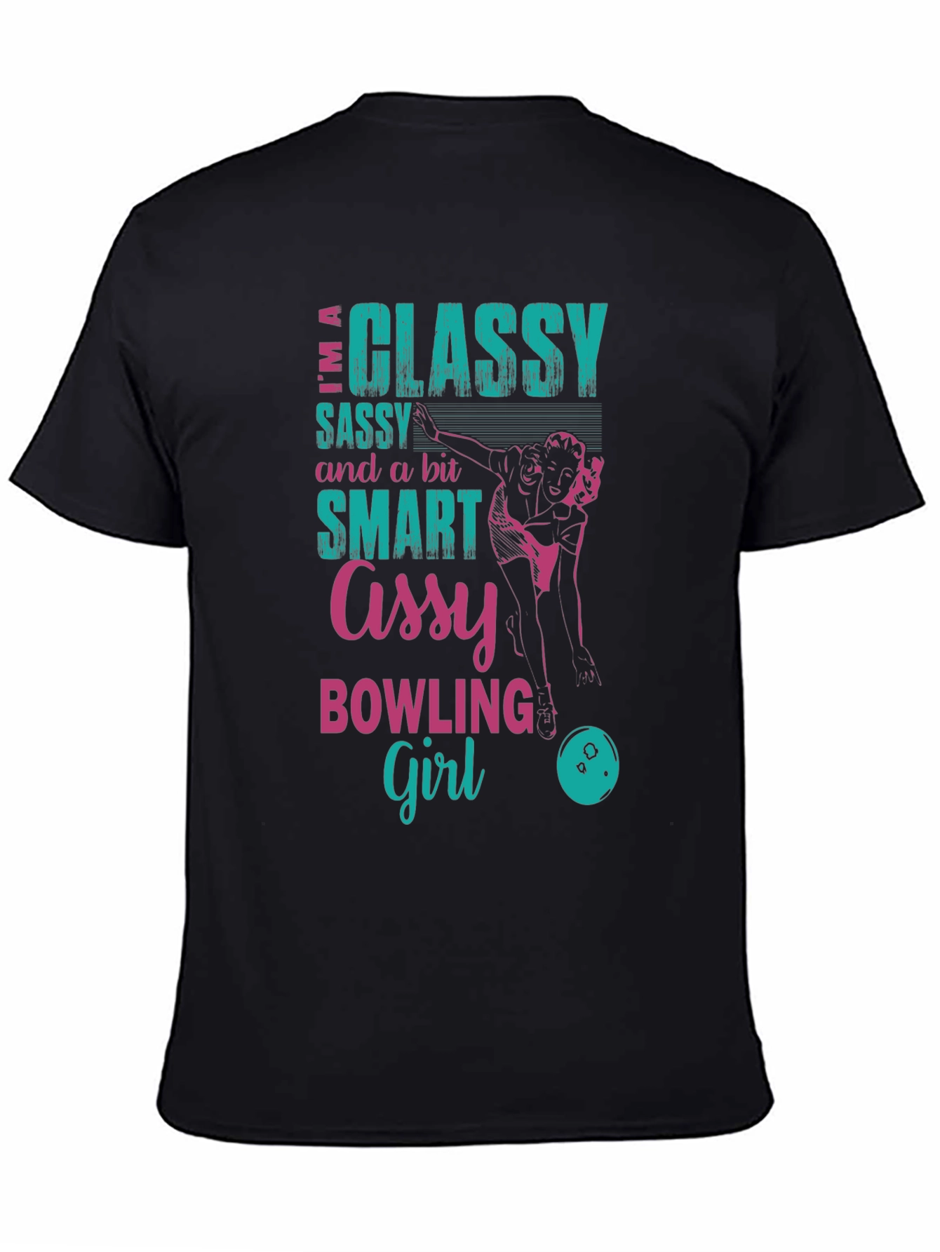 Classy Sassy Bowling Girl T-Shirt