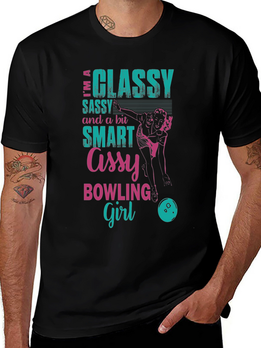 Classy Sassy Bowling Girl T-Shirt