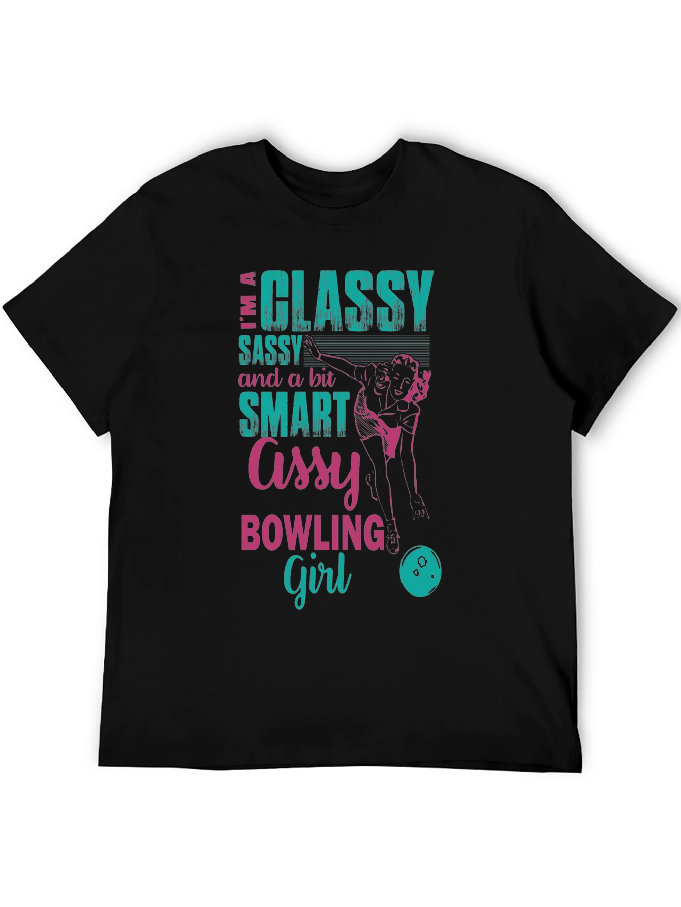 Classy Sassy Bowling Girl T-Shirt