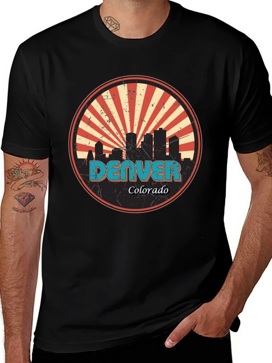 Denver Colorado Retro Graphic T-Shirt