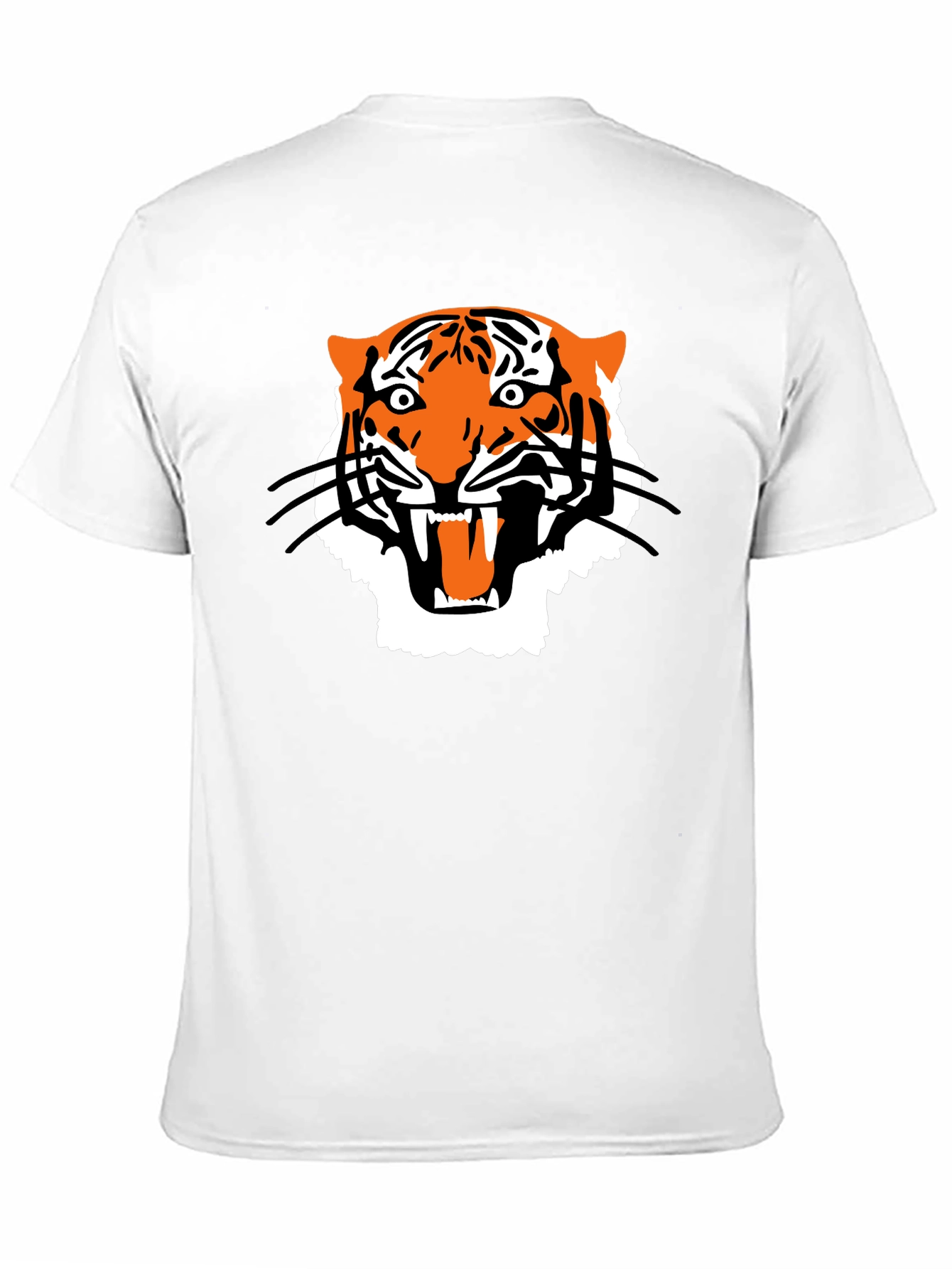 Bold Tiger Graphic Tee - Mens Black T-Shirt