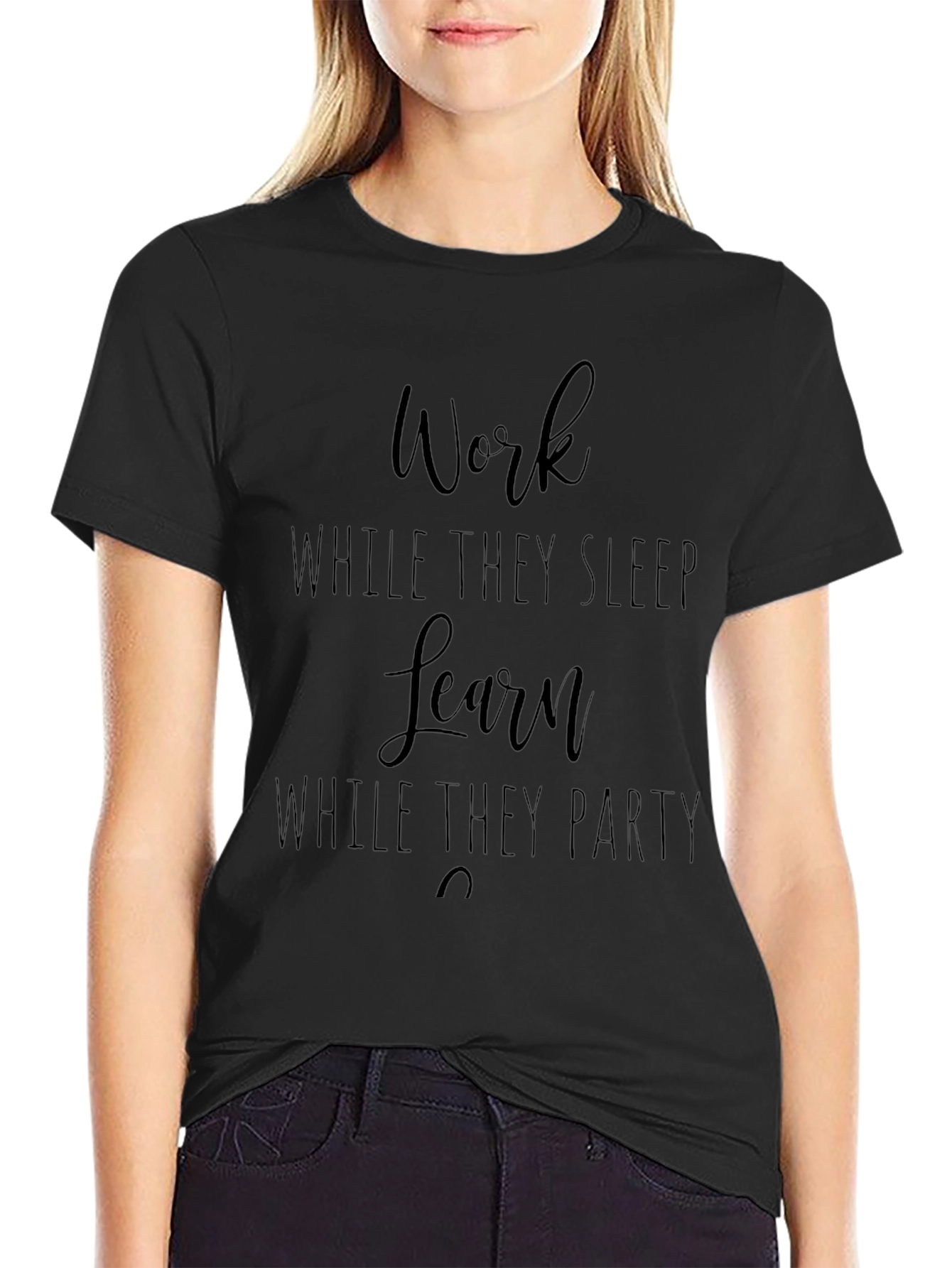 Work While They Sleep Graphic Tee