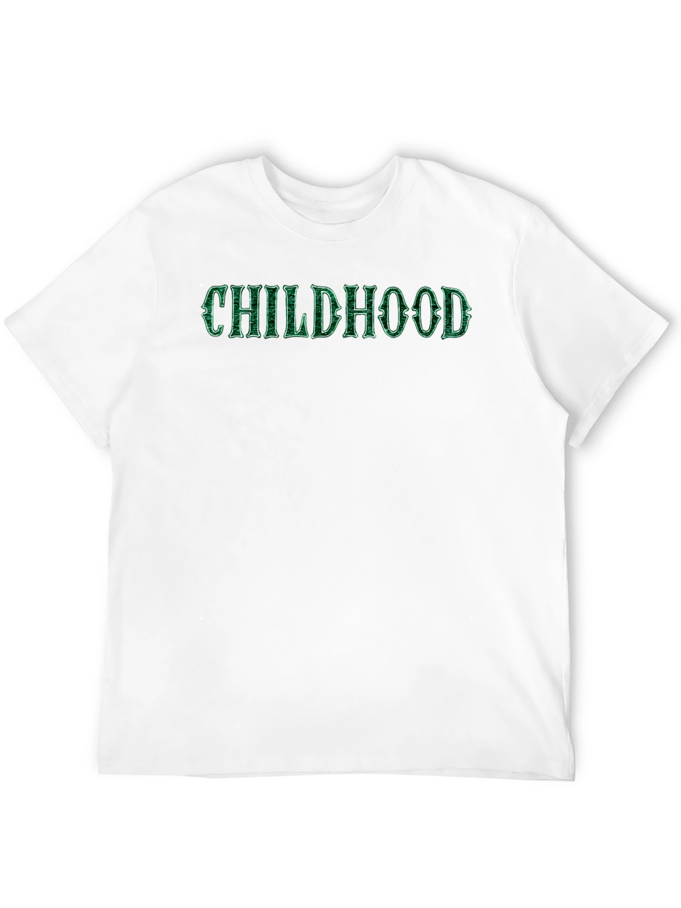 Childhood Graphic Print Black T-Shirt