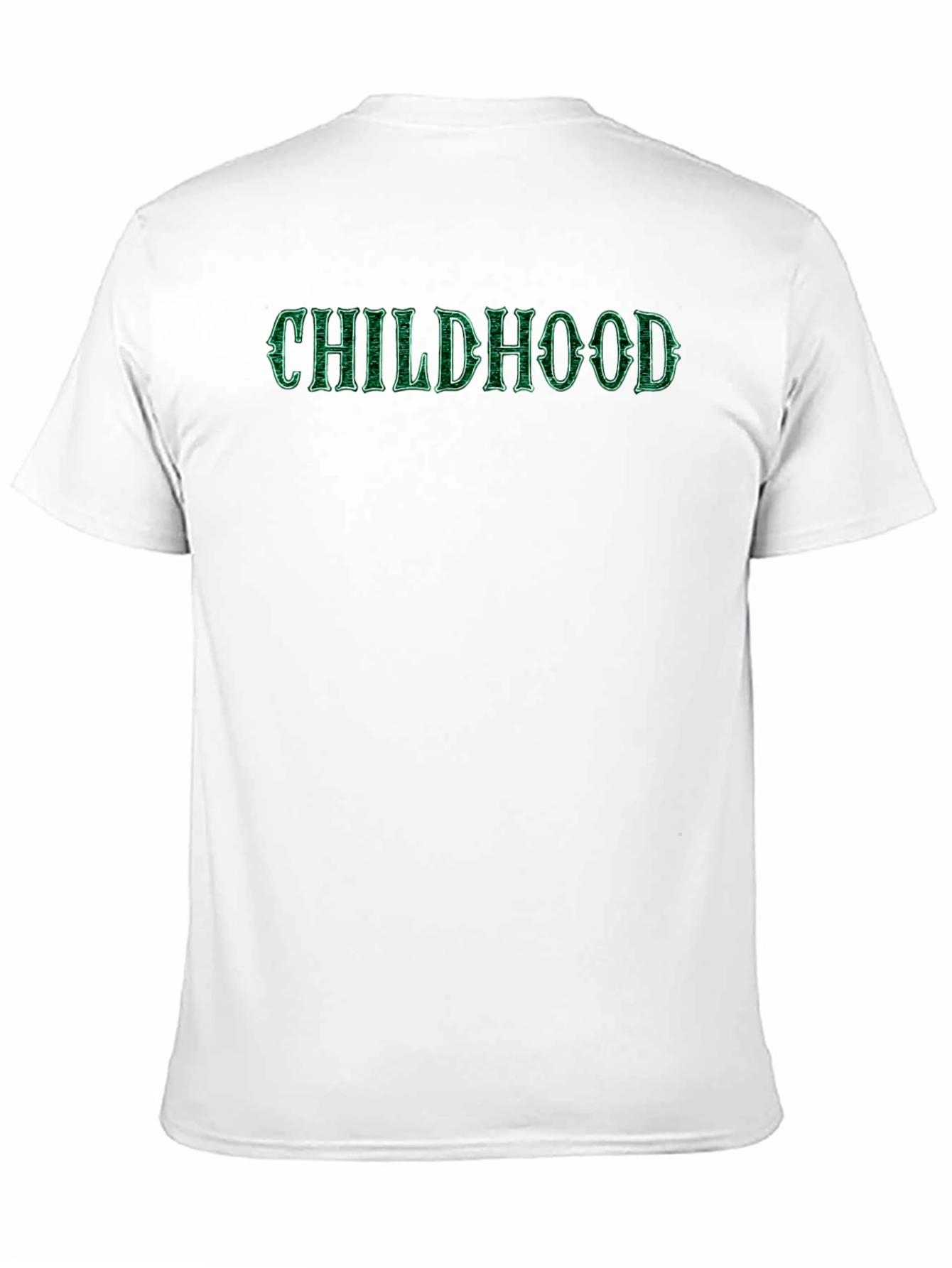 Childhood Graphic Print Black T-Shirt
