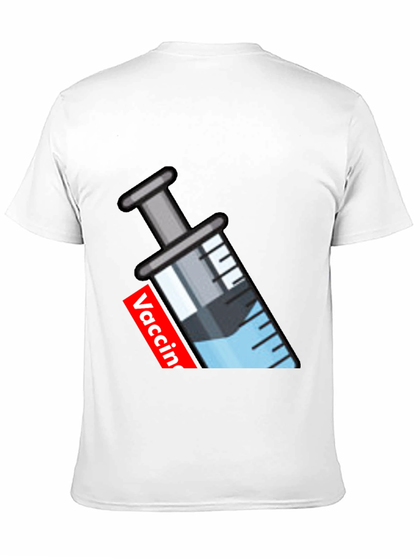 Vaccine Syringe Graphic T-Shirt - Modern Comfort