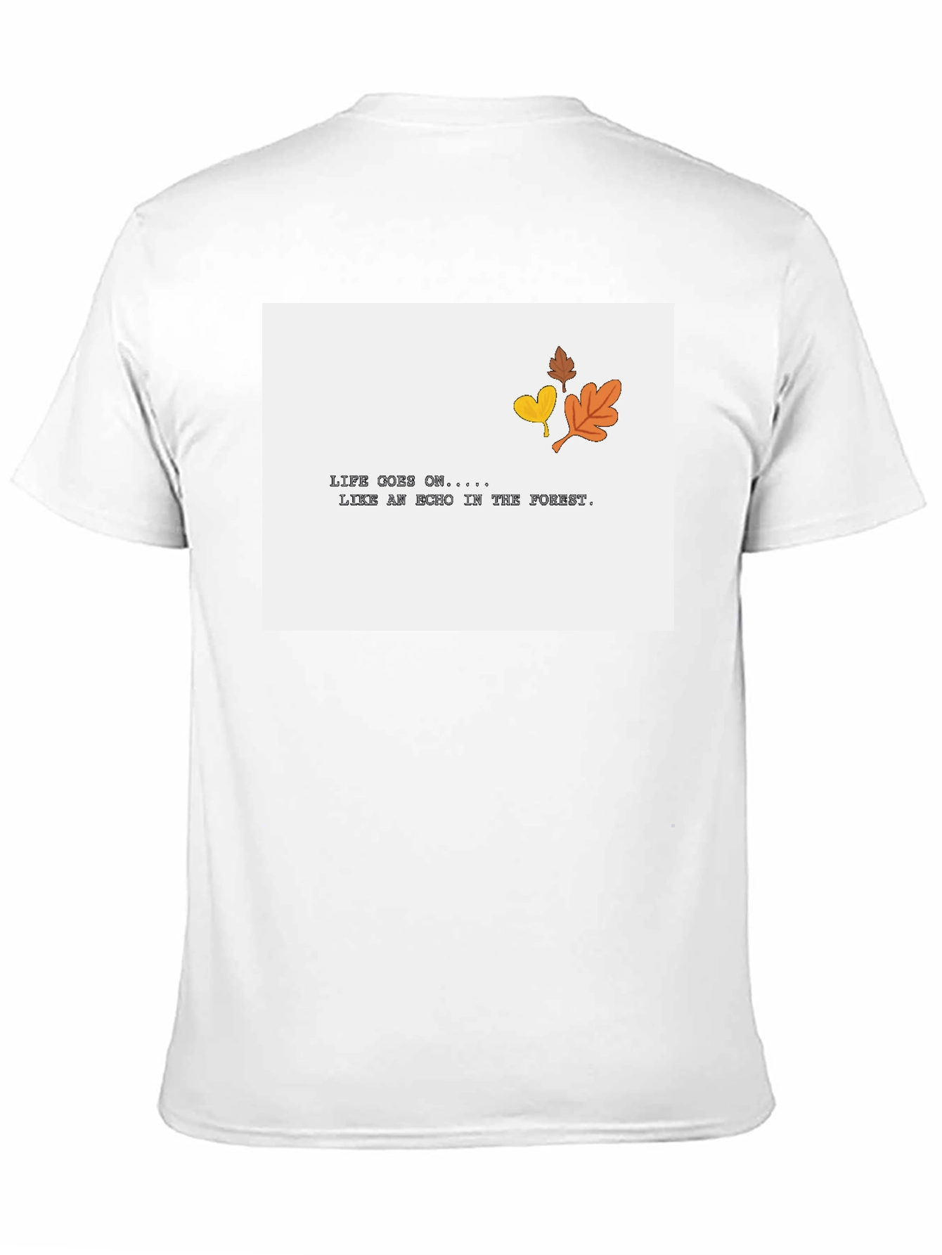 Life Goes On Graphic Tee - Black