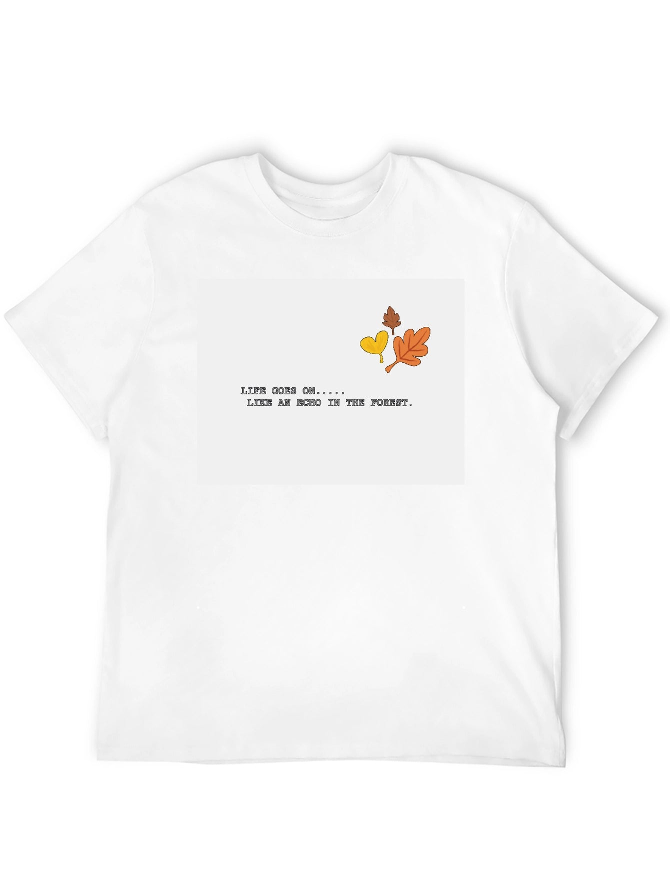 Life Goes On Graphic Tee - Black