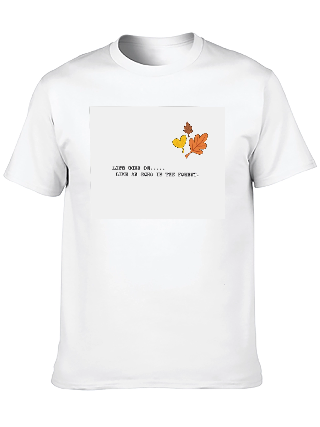 Life Goes On Graphic Tee - Black