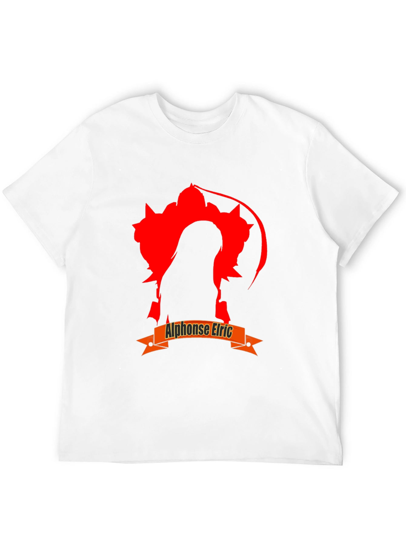 Alphonse Elric Anime Black T-Shirt
