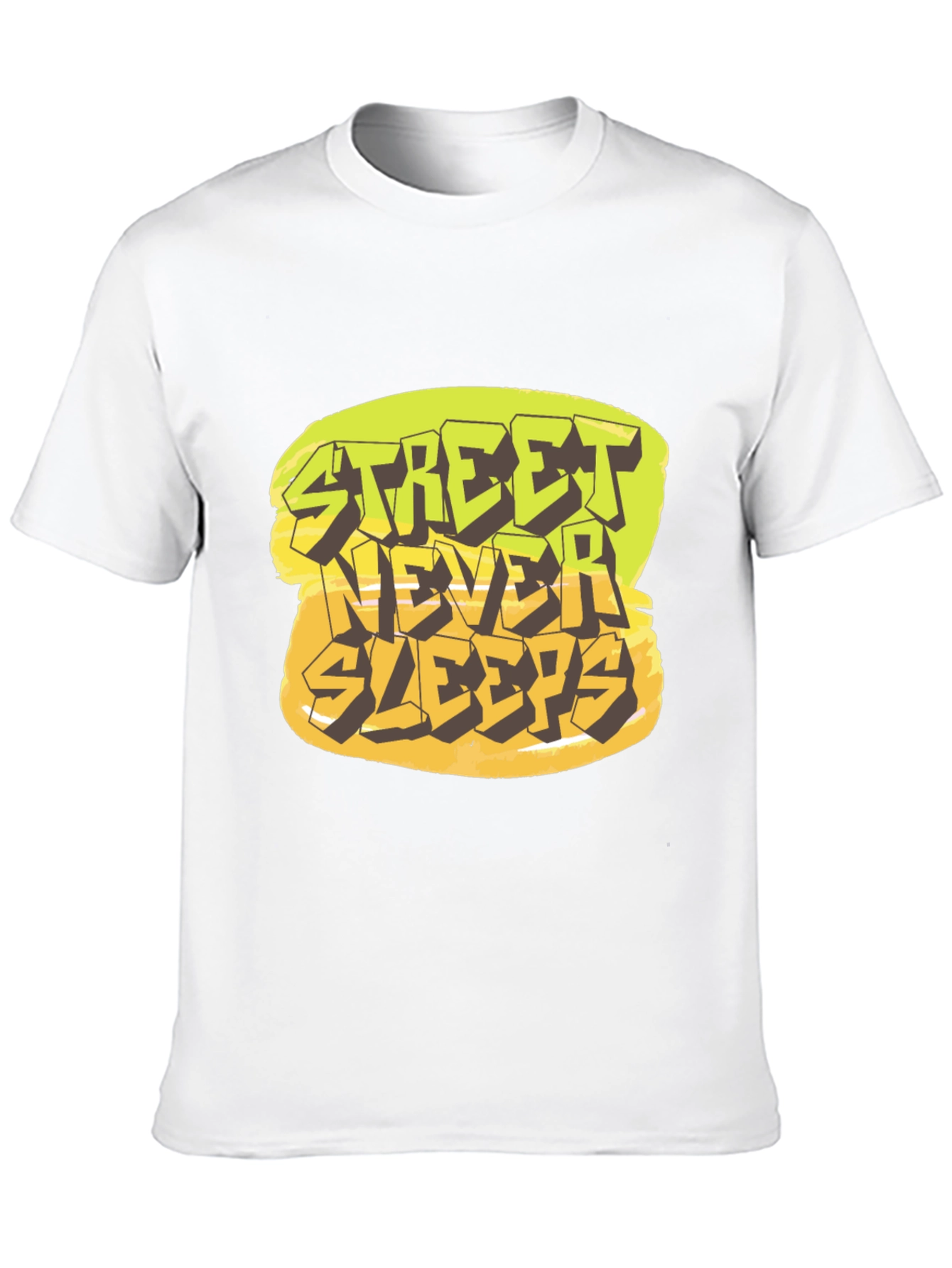 Street Never Sleeps Graphic Tee - Black