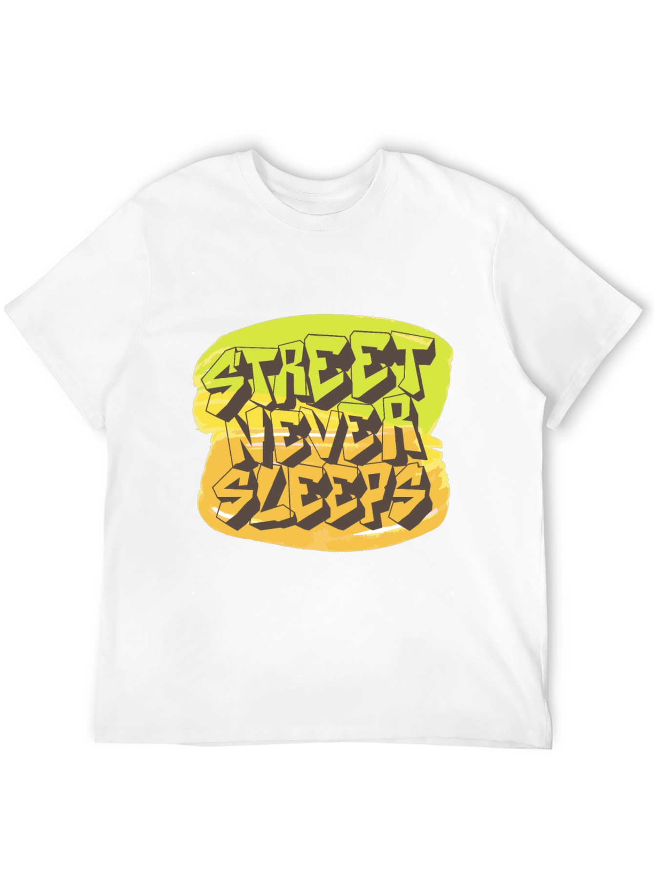 Street Never Sleeps Graphic Tee - Black
