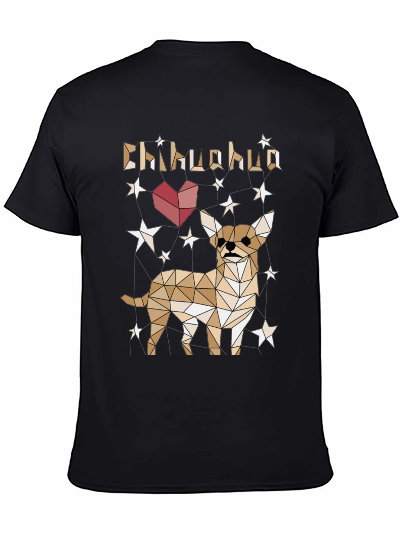 Geometric Chihuahua T-Shirt - Dog Lovers Tee