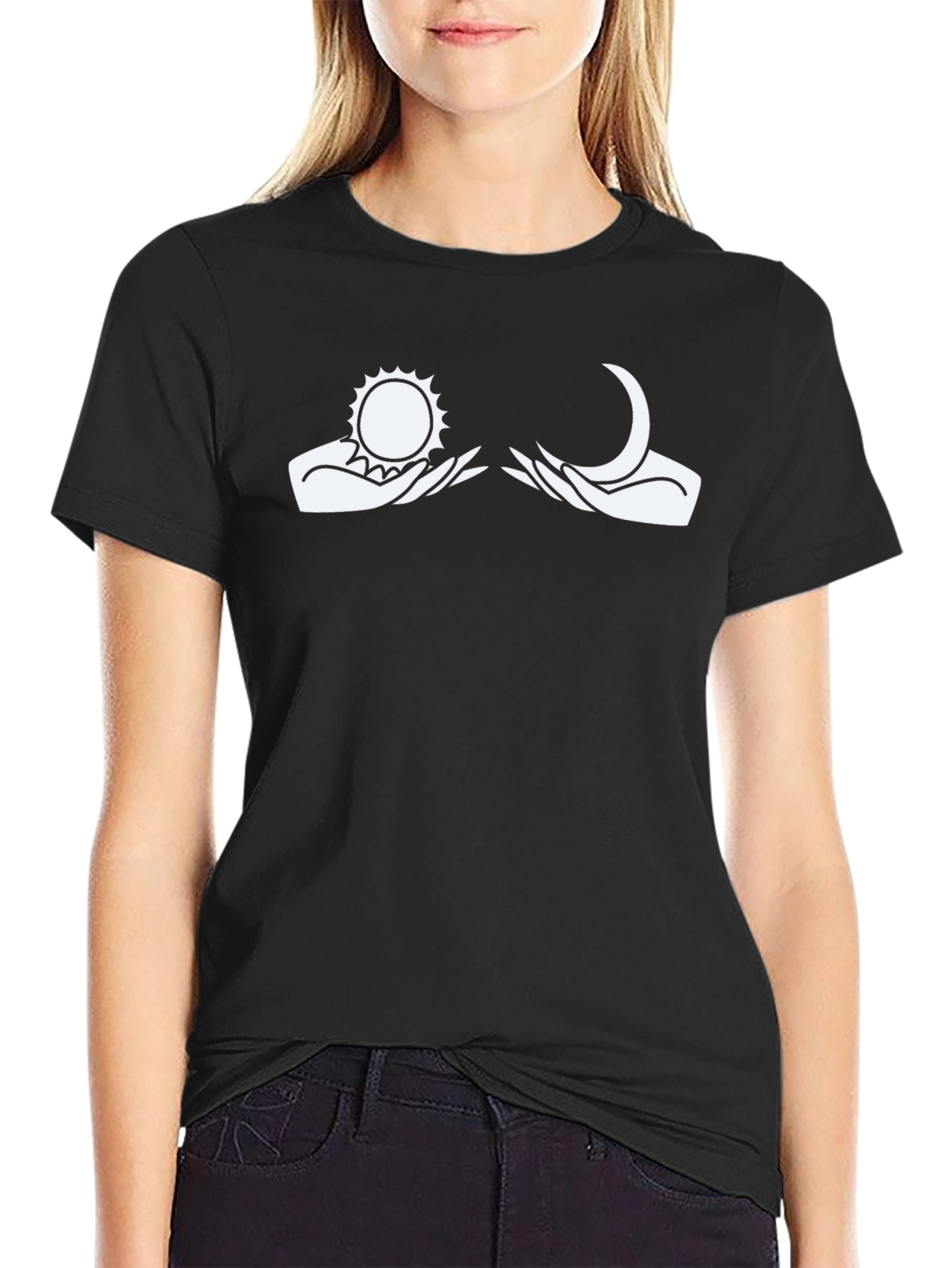 Sun and Moon Hands T-Shirt