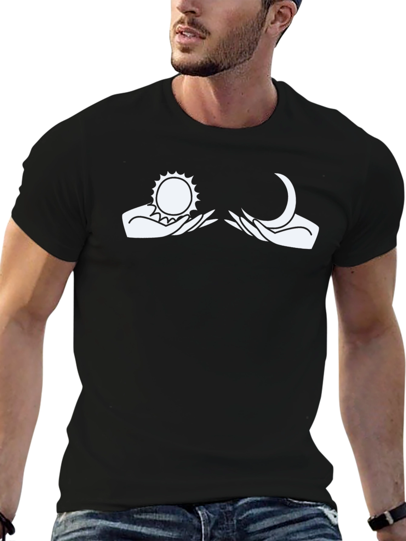 Sun and Moon Hands T-Shirt