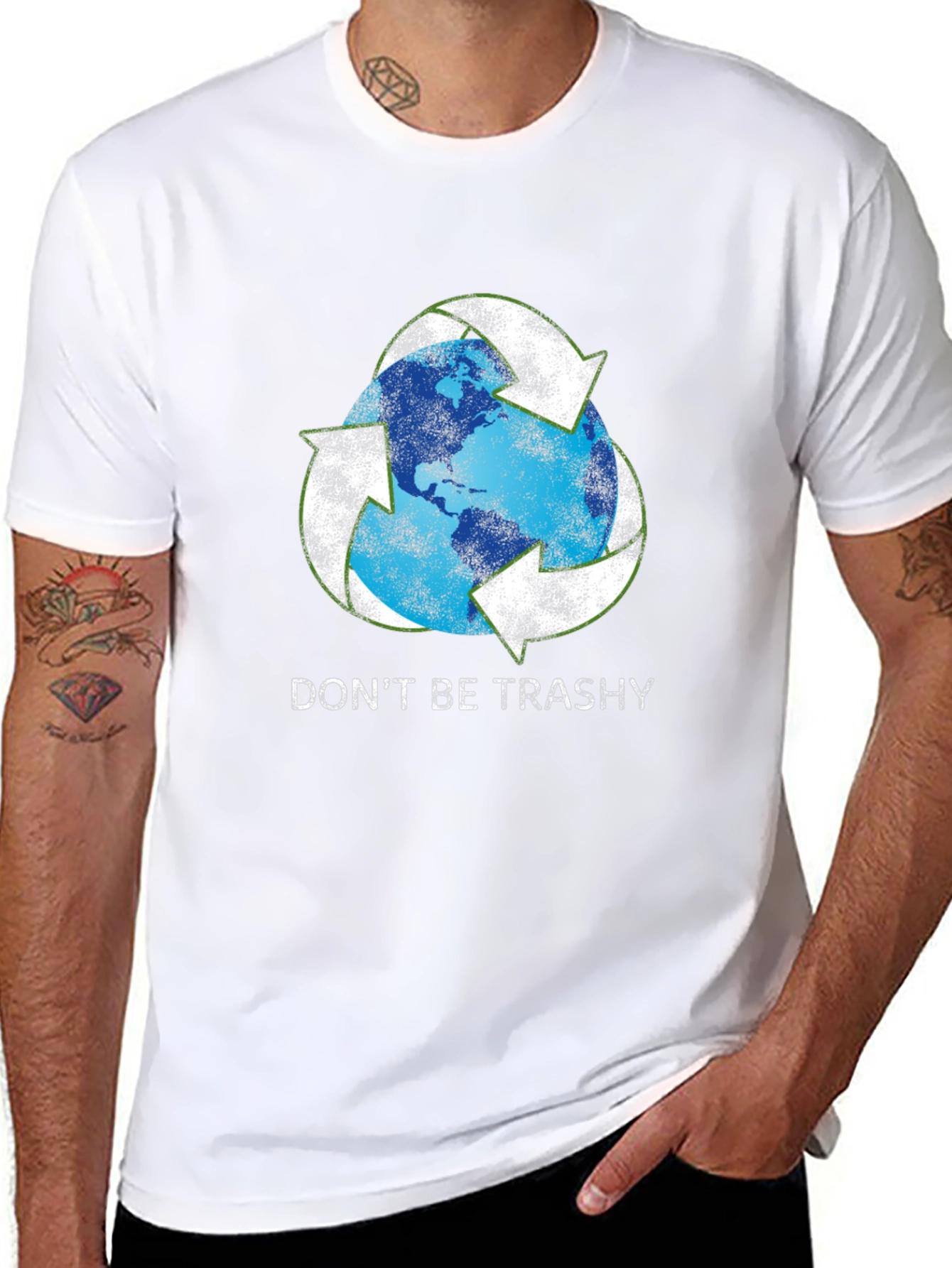 Dont Be Trashy Earth Recycle T-Shirt