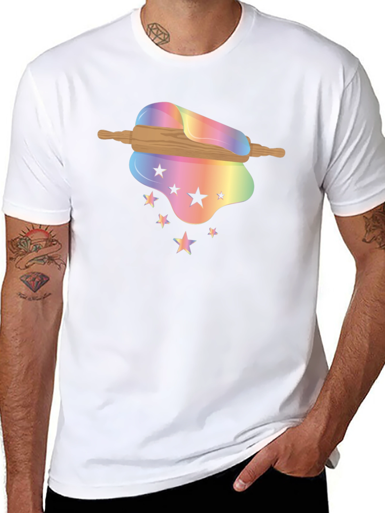 Rainbow Dough Rolling T-Shirt - Unisex