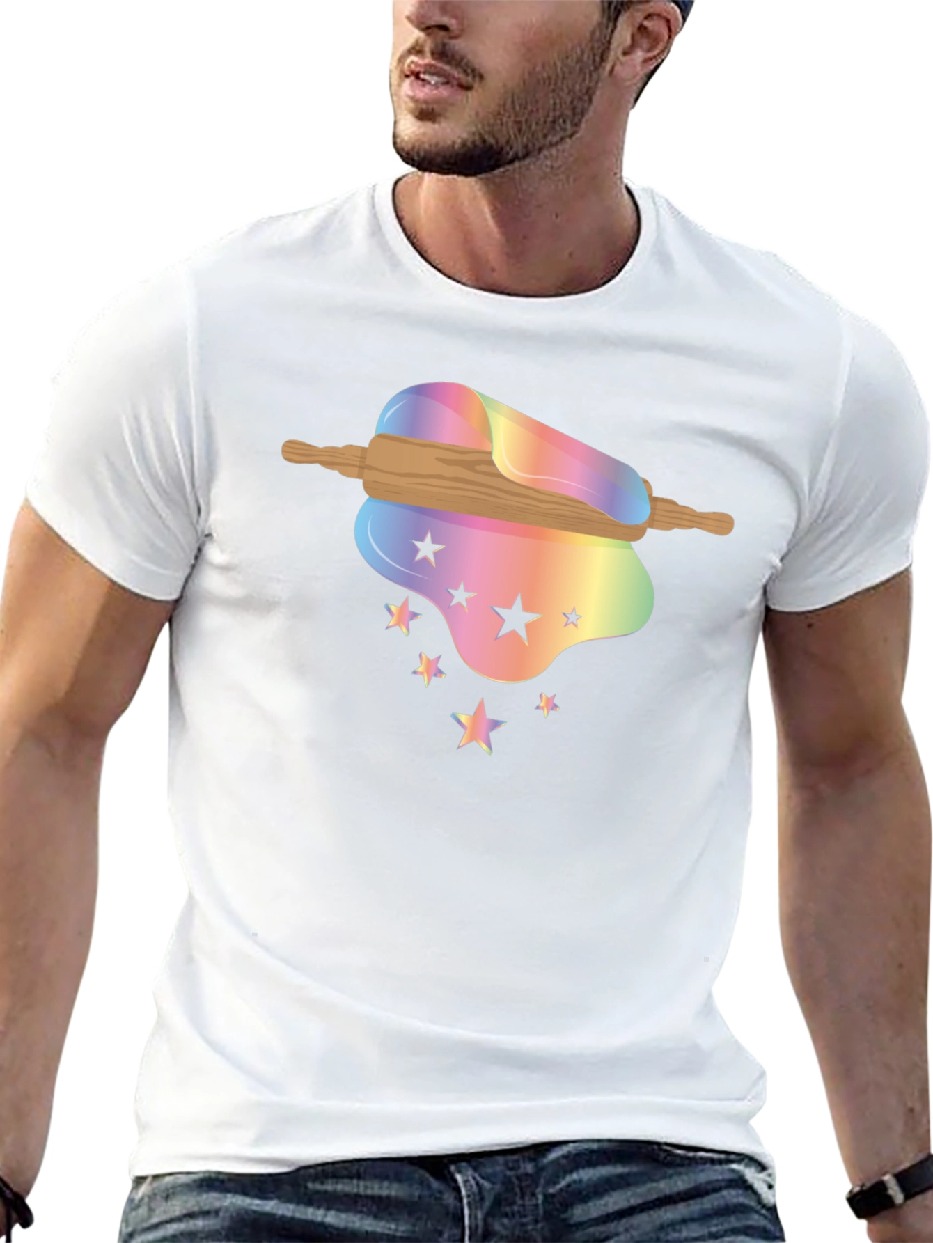Rainbow Dough Rolling T-Shirt - Unisex