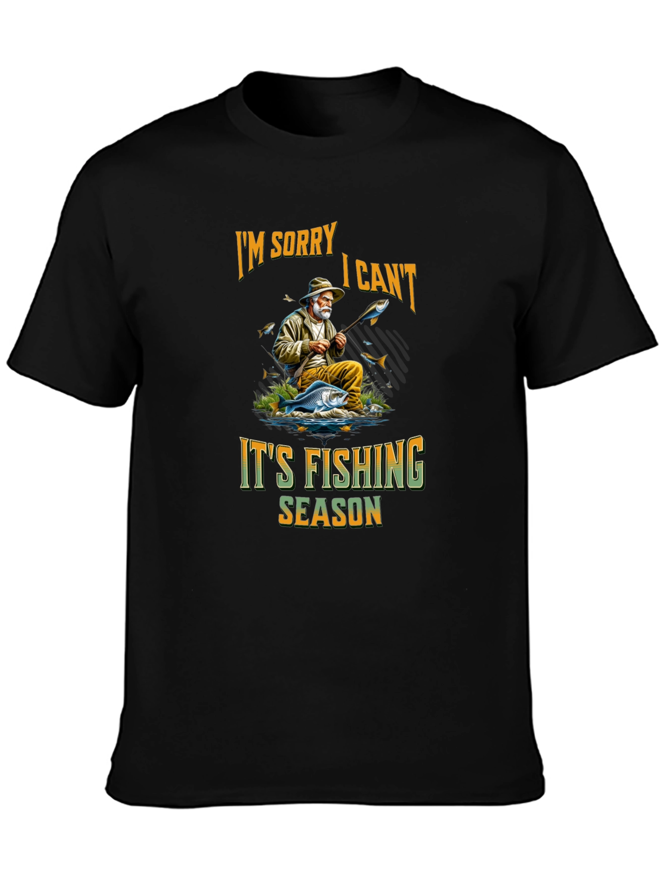 Fishing Season Graphic Tee - Fisherman Humor T-Shirt