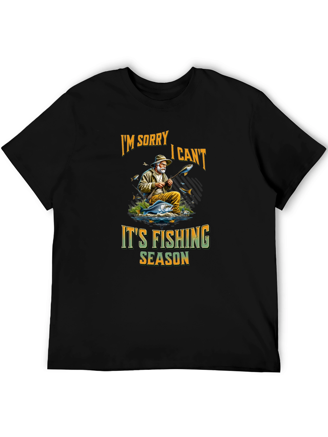 Fishing Season Graphic Tee - Fisherman Humor T-Shirt
