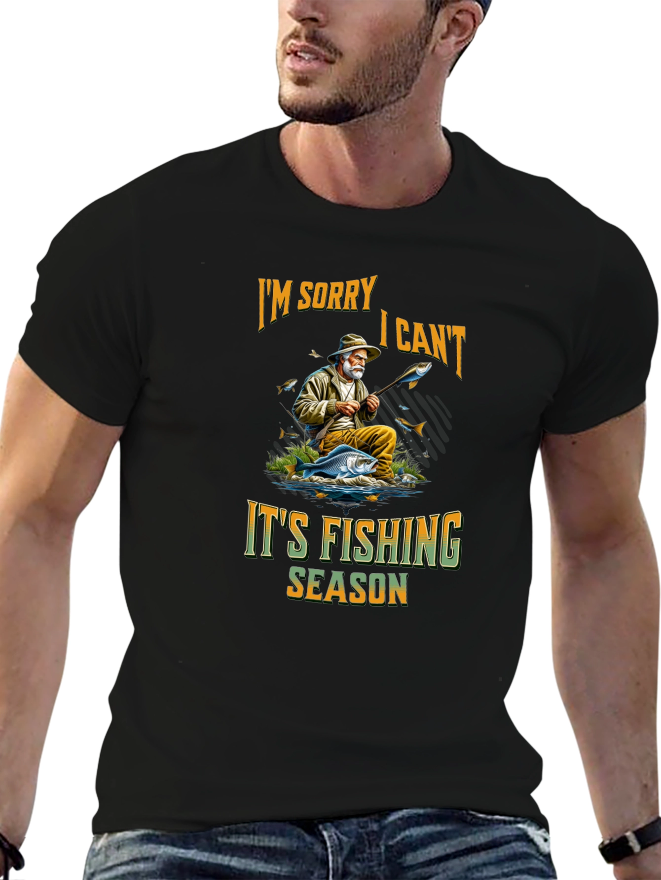 Fishing Season Graphic Tee - Fisherman Humor T-Shirt