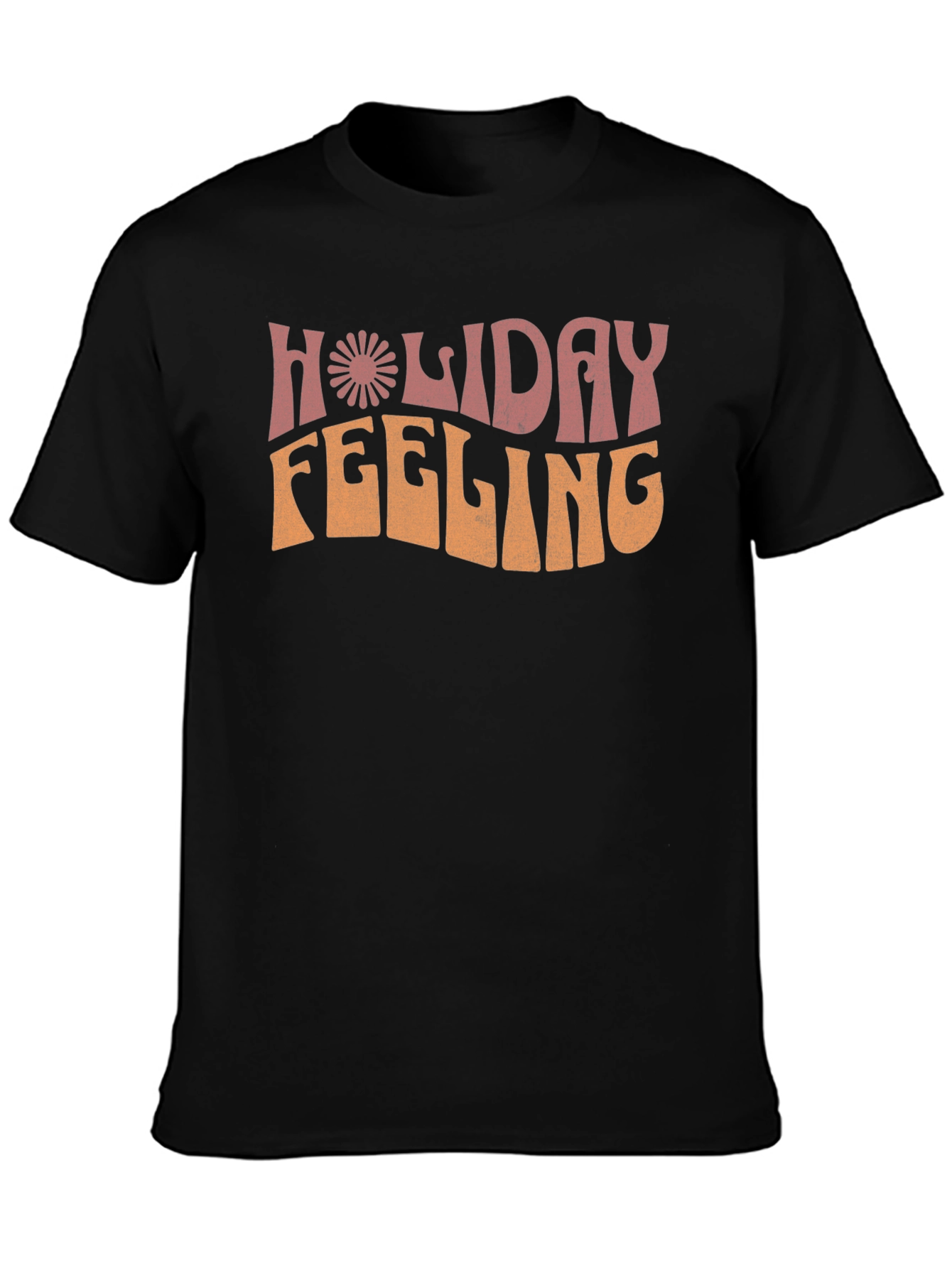 Holiday Feeling Graphic Tee - Retro Style