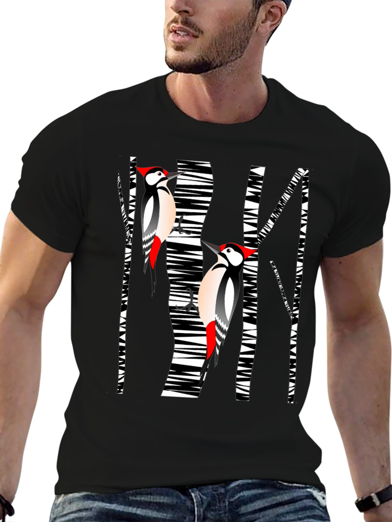 Woodpecker Graphic Tee