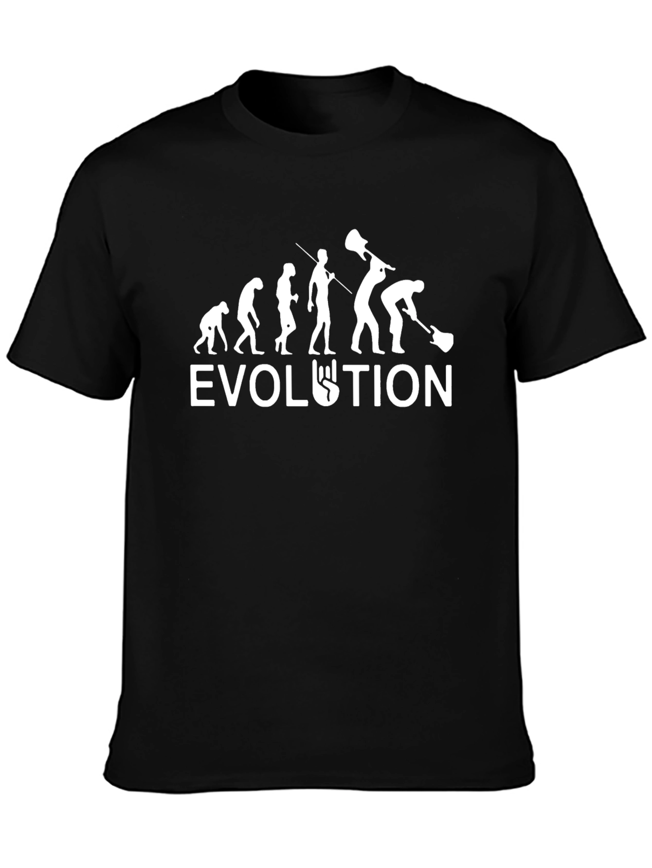 Guitar Evolution T-Shirt - Rock On!