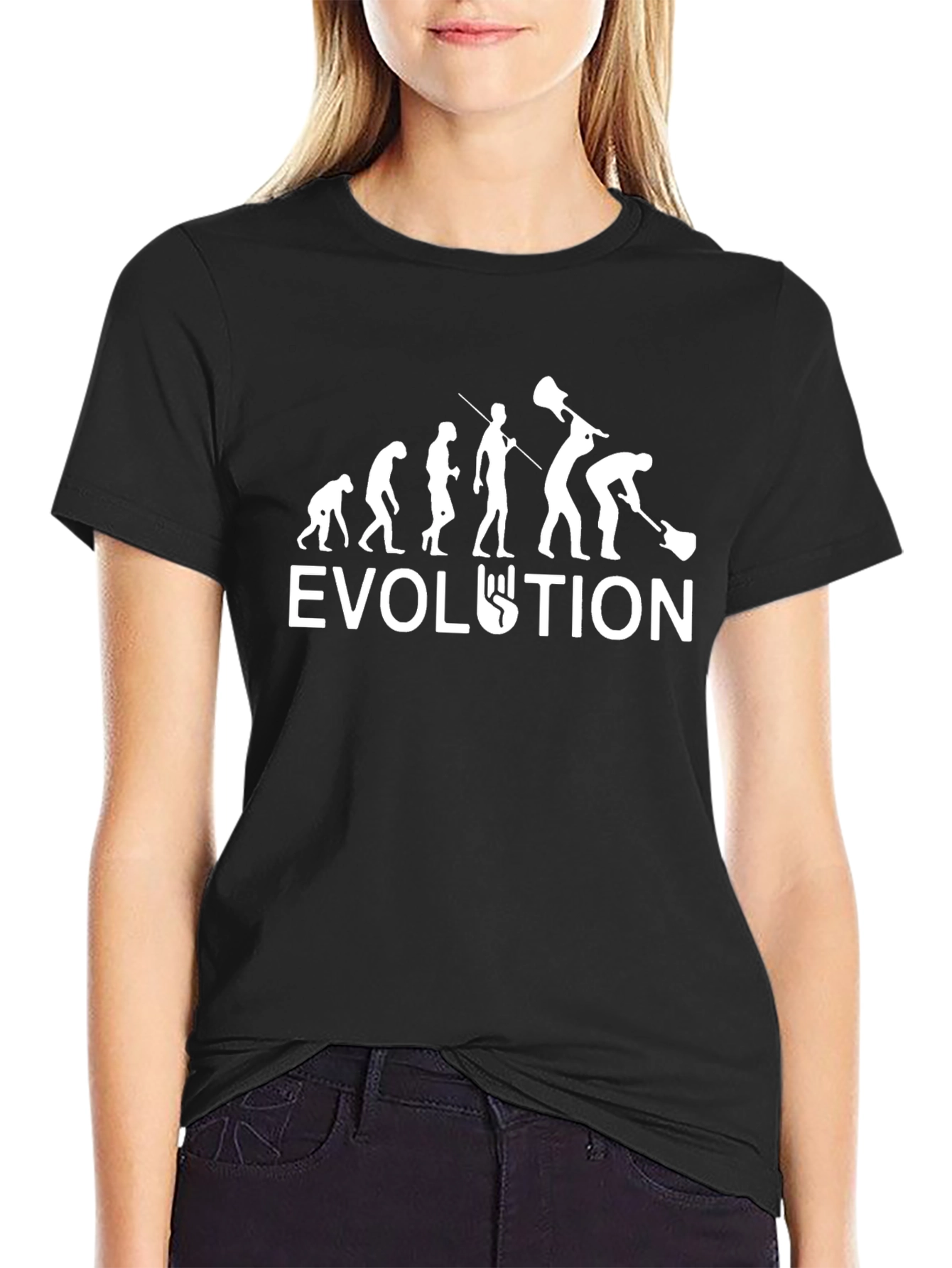 Guitar Evolution T-Shirt - Rock On!