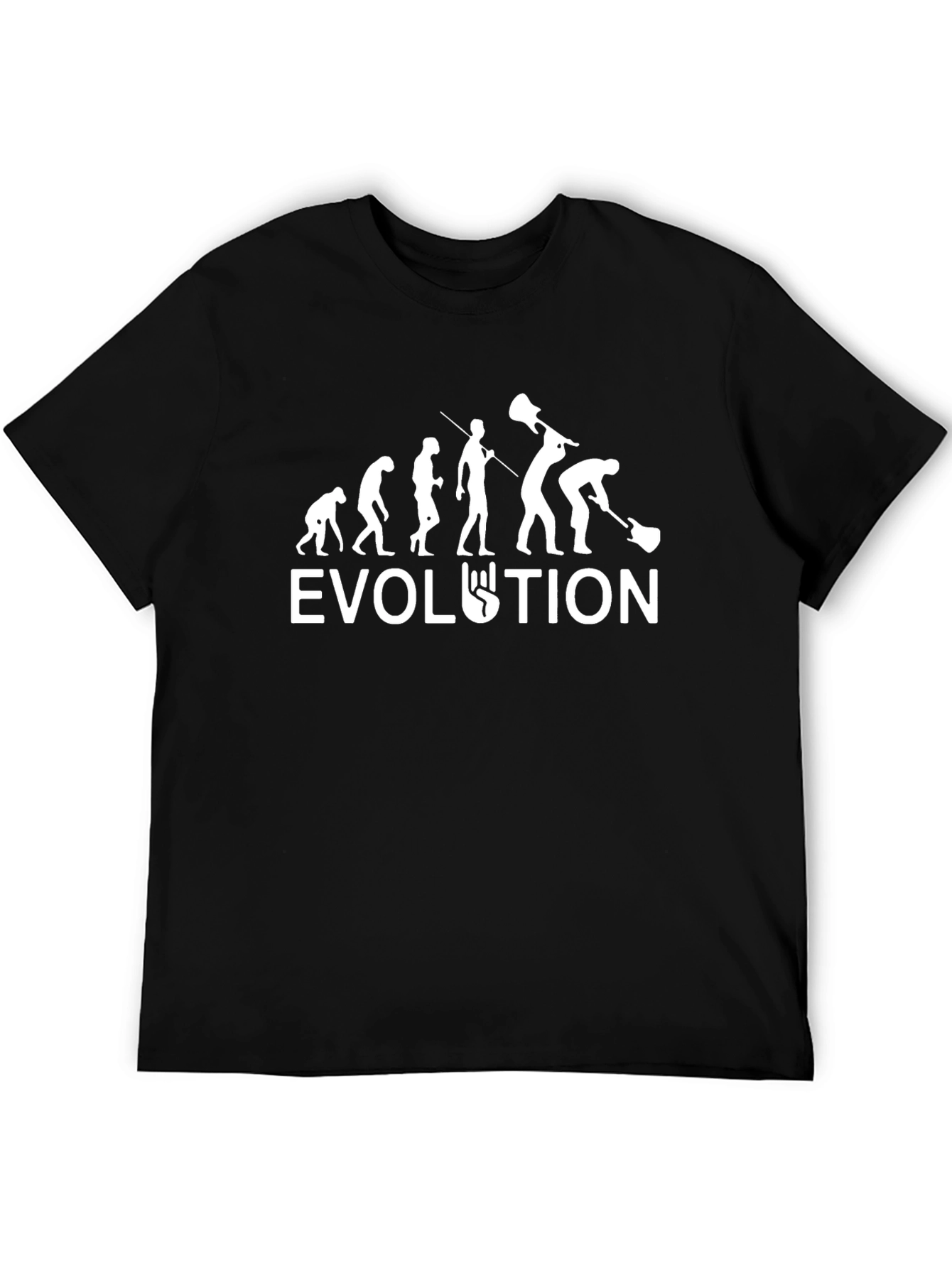 Guitar Evolution T-Shirt - Rock On!