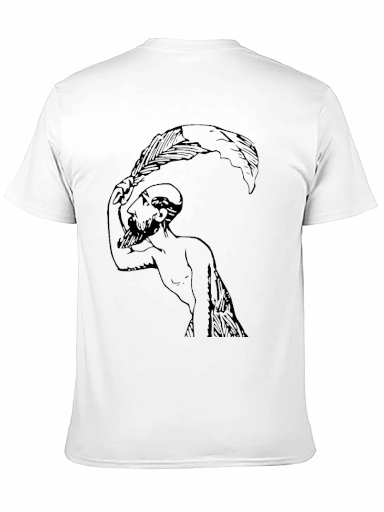 Unique Graphic Print Tee -  Striking Design