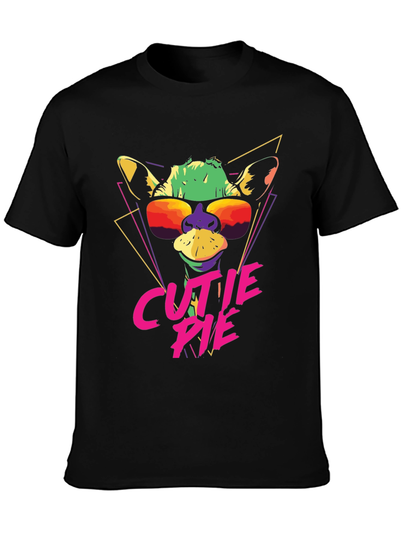 Cool Giraffe Cutie Pie Graphic Tee