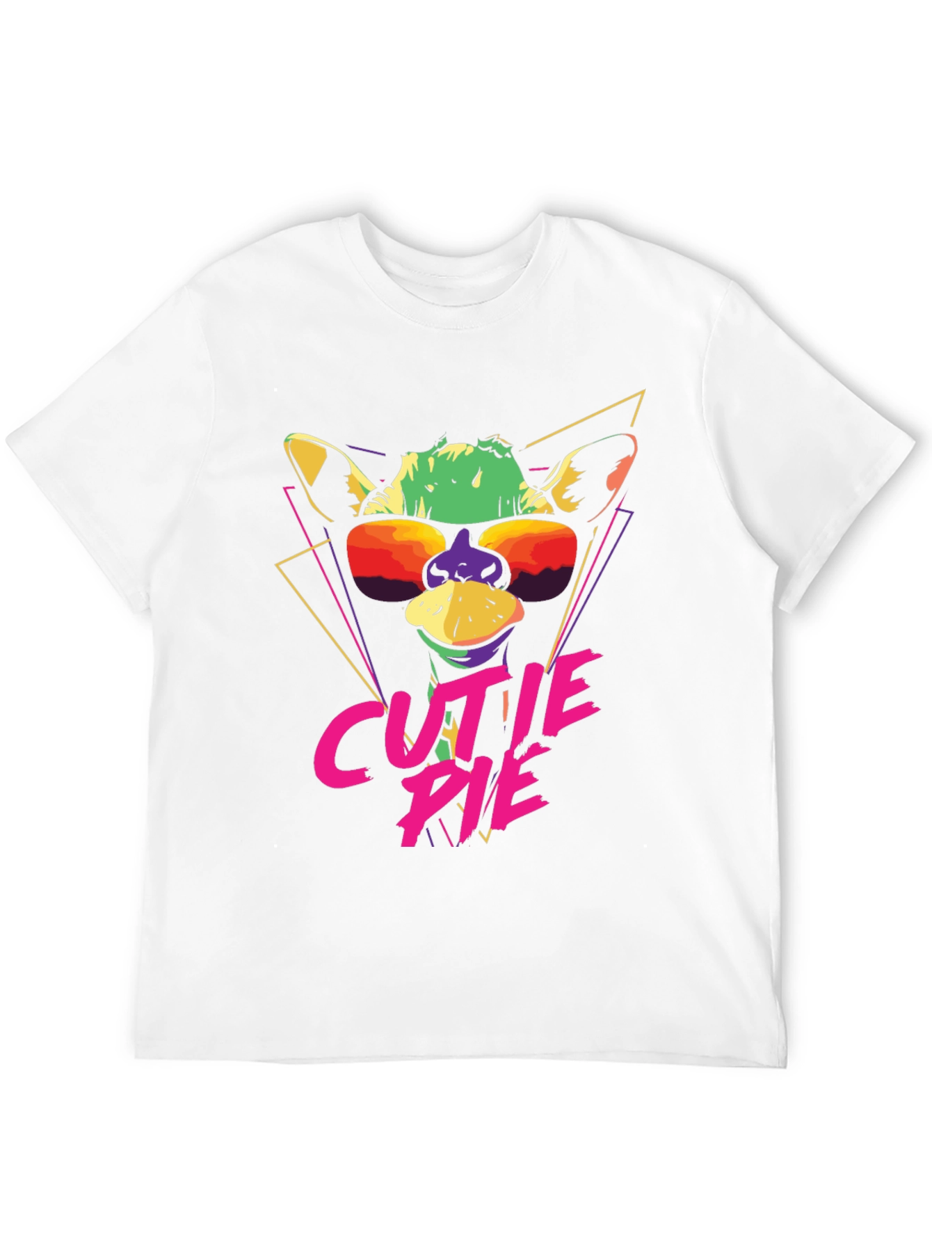 Cool Giraffe Cutie Pie Graphic Tee