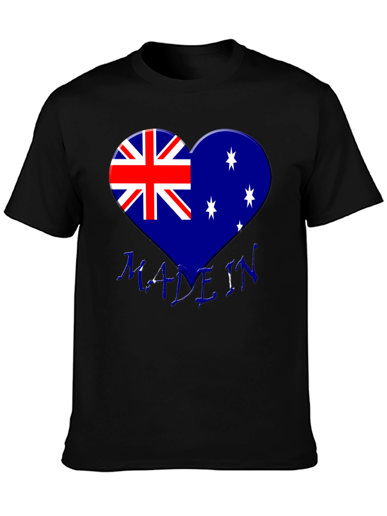 Australia Flag Heart T-Shirt