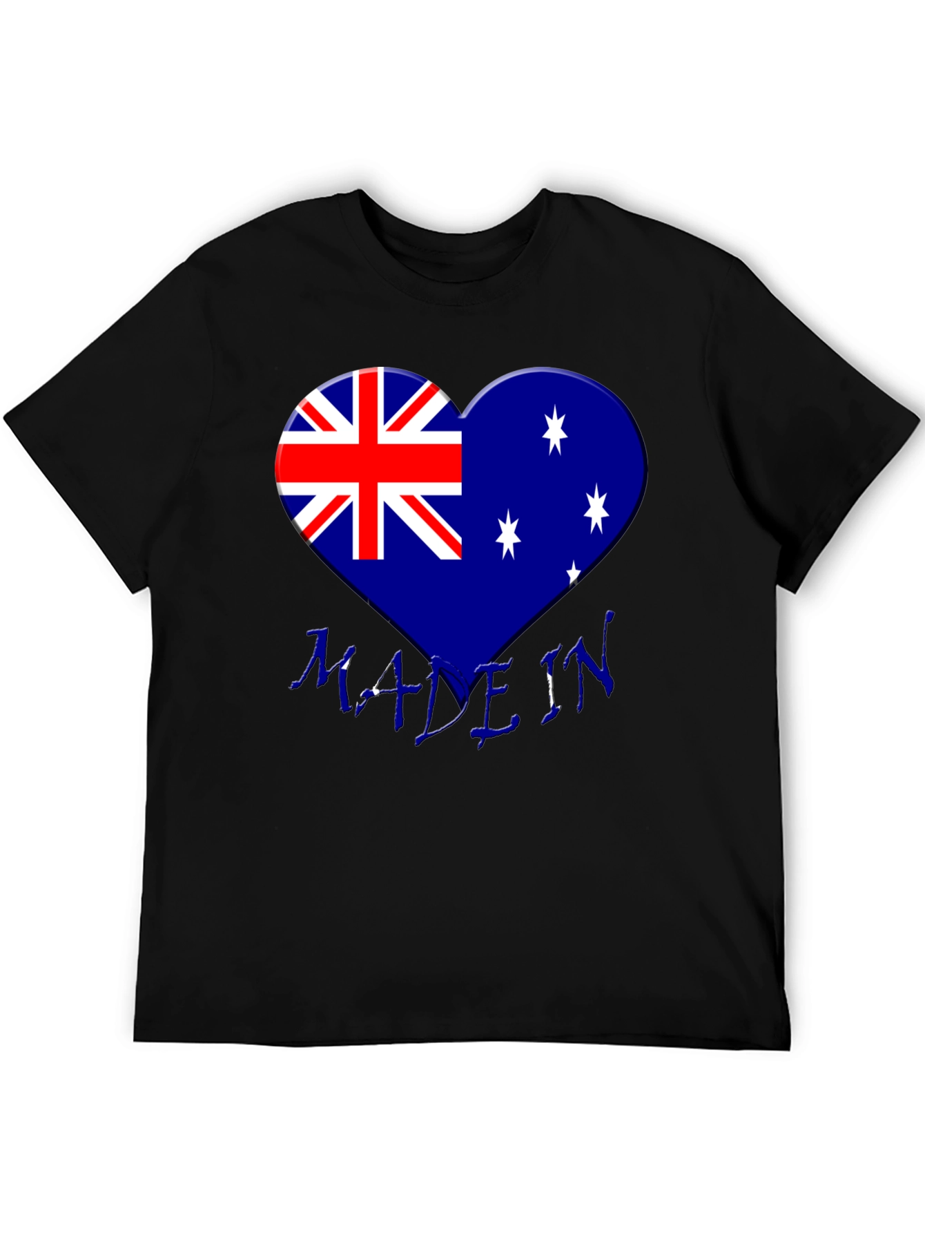 Australia Flag Heart T-Shirt